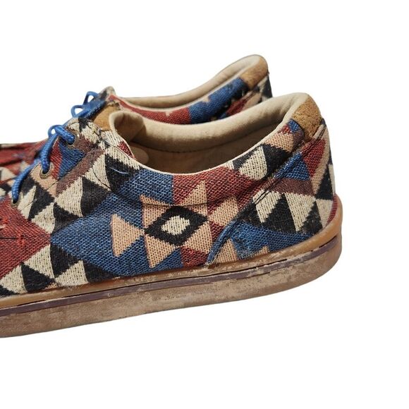 Twisted X Hooey Loper Shoes Mens 9.5 M Colorful MHYC006 Loafer - Picture 5 of 13